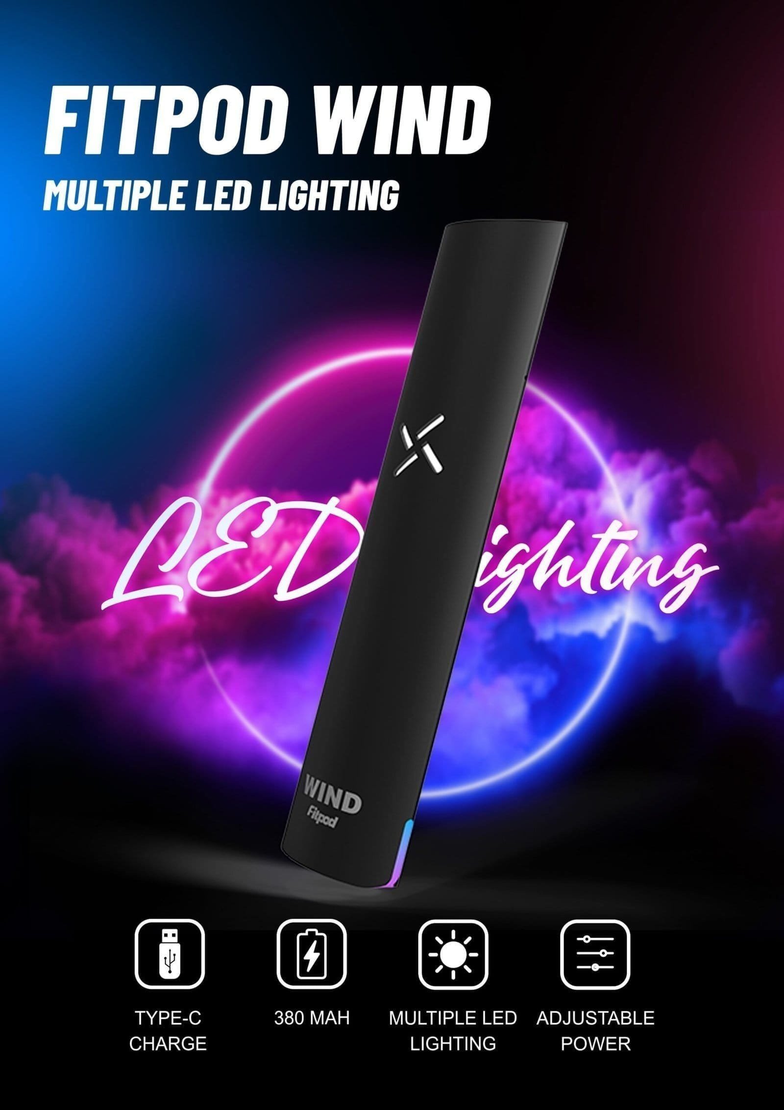 Fitpod Wind氣流發光一代電子煙可調壓主機:圖片 4