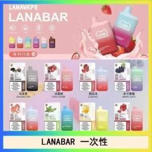 LANA BAR可充电一次性電子煙霧化5000口(3.0%)